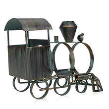 WGGTX Treno del Vino Bottle Holder Arte del Ferro Creativo del Vino del Metallo Rack Classic Craft Miniature Bottiglia Stand