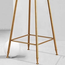 HXSM Sgabelli da Bar in Metallo Sgabelli Alti da Bar Moderni con Schienale Sedie da Cucina Rotondo Sedia da Bar in Stile Industriale Altezza Seduta: 45cm 65cm 75cm 1 Pezzo