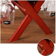 DAGONGREN Solido Wine Rack Legno, Holder Nordic Creativo Minimalista Moderno del Salone della casa Cup