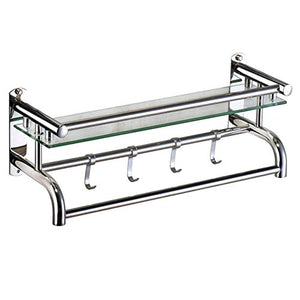 NHLBD Mensola da Bagno, mensola portaoggetti - Doccia scaffali e Ripiani, mensole Compact Bagagli Rettangolare for partizione Bagno Attrezzatura da Bagno (Dimensioni: 50cm) (Size : 40cm)