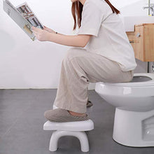 LTINN Sgabello da Toilette Sgabello con Gradino Sgabello Pieghevole per Piedi Tipo C Misura 35 ° Aumenta la defecazione Accovacciata Sgabello per sedersi Squat Artefatto Sgabello per WC