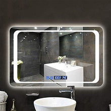 STBD-Specchio Da Parete A Led Specchio Da Parete / Specchio / Chiamata Musica Bluetooth + Temperatura Temporale + Funzione Antiappannamento / Touch Screen Specchio Da Bagno Intelligente (60 * 80 Cm)