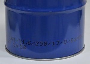 Wilai GmbH Lot di 4 barili 30 L, Fusto, Tamburo Metallico, Azzurro (4x23028)