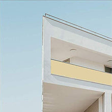 YUANBIAO Balcone Privacy 0.7x7.5m Vento Antipioggia Recinzione Copertura Poliestere per Balcone Terrazzo Piscina, Color Crema