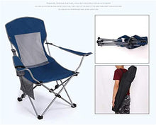 Tavolo da Picnic all'aperto Sedia da Campeggio Sedia da Spiaggia Leggera Sedie Portatili compatte e Resistenti (Supporti 120 kg) includono Ampi Piedi BBQ Party Table (Color : Blue)