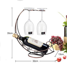MTYLX, scaffale per vino, decorazione semplice, moderno, contenitore per vino, creativo, organizer per bottiglie di vino, per casa, cucina, bar, multifunzione, bronzo
