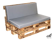 clc Divano divanetto 2 posti in Pallet EPAL per Esterno e Giardino -Made in Italy- Rustico, 120x80x78