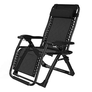 Sedie da giardino reclinabili per esterni reclinabili con portabicchieri per adulti Relax Comfort Sedie da scrivania da ufficio Sedia sdraio reclinabile pieghevole Lettino per patio sulla spiaggia