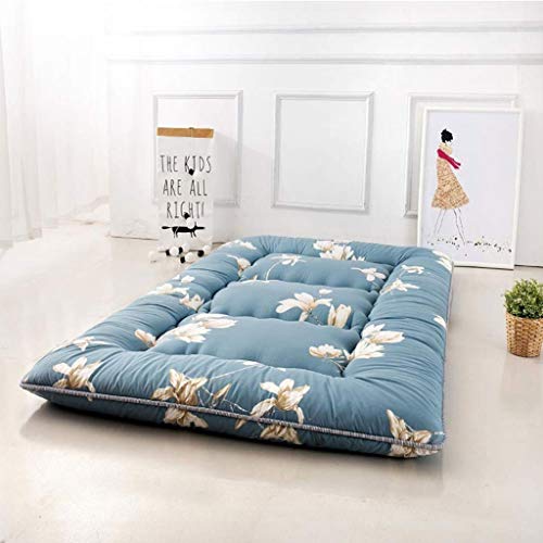 LJ Addensare Pieghevole Materasso Tops, Letti Pieghevoli Futons Tradizionale Giapponese Tatami Tappetino for Yoga Letto da Campo Materasso (Color : B, Size : 120x200cm(47x79inch))