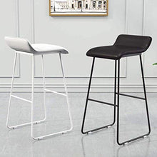 Bar Stool Industriale Chair Pedane Schienale Sedie da Pranzo Sgabelli for Cucina Bar Café Sgabelli Cuoio sede di Ferro Semplice Moderna abitazione Alto Colazione for Counter Similpelle Esterno