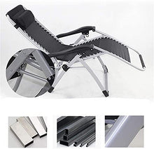 Lettini prendisole Reclinabili, reclinabili Zero Gravity Chair Lettino prendisole pieghevole, con batuffolo di cotone Sedia a sdraio Giardino per persone pesanti Spiaggia all'aperto Prato Campeggio Su
