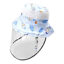 EXCEART Visiera di Sicurezza Visiera per Bambini Visiera Protettiva Cappello a Pieno Facciale Cappello a Secchiello Esterno Anti-Spruzzo Anti-UV (Circonferenza di 50 Cm)