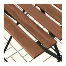 QLS - Tavolo da balcone e terrazzo, in legno, 54 x 55 cm