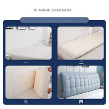 LXLIGHTS Cuscino Da Comodino Con Testiera Per Letto Letto Matrimoniale In Legno Massello Pad Lombare Imbottiti Lavabile, Semplice E Moderno Camera Da Letto