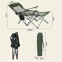 GJJSZ Lettino da Pesca Lettino da Pesca per Il Tempo Libero Lettino Pieghevole da Viaggio Portatile Reclinabile Letto d'ospedale Ufficio Pausa Pranzo Napping Campeggio Blu Scuro