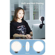 Kit Illuminazione Videoconferenze, Illuminazione Laptop Ventosa Anello, Luce Fotocamera LED, Riunione Lavoro Distanza, Streaming Automatico