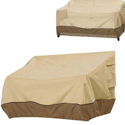 LICHENGTAI - Copridivano da giardino, per patio, cortile, con copertura impermeabile e antipolvere, protezione UV, 2 posti/3 posti, per sedia a sdraio da esterno, 193 x 83 x 84 cm