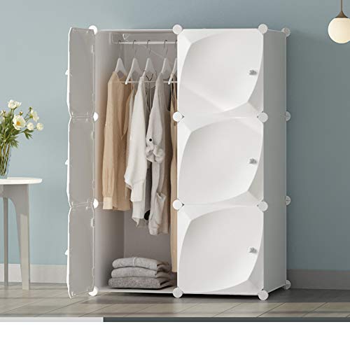 JYXJJKK Armadio di Assemblaggio della Camera da Letto,Grande-capacità Combinazione Guardaroba-b