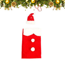 Amosfun Coperchio per Bottiglia di Babbo Natale con Cappello Borsa per Bottiglia di Vino Regalo per FESTIVITÀ Natalizie centrotavola Decorazioni per la tavola Regali per Ornamento