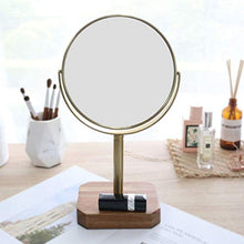 LYUN Beautify Beauties Trucco Specchio, Controsoffitto in Legno Specchio per vanità Buono per Il Bagno da Tavolo in Viaggio