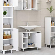 vidaXL Armadio da Bagno Bianco 60x32x53,5 cm in Truciolato