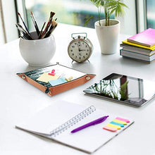 Eslifey - Organizer per Comodino con Motivo Natalizio, Design Classico e Moderno, 20,5 x 20,5 cm, Multi, 16x16cm