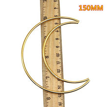 4Pcs Gold Dream Catcher Anelli Metal Hoops Anello Macrame per La Decorazione Della Corona di Nozze Ciondolo in Materiale Fatto a Mano