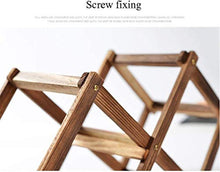 HZWLF Scaffali Portabottiglie in Legno Ornamenti Decorazioni per cucine Soggiorno Elegante e Pratico Stoccaggio Natale