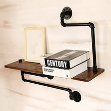 LYM &ripiano di stoccaggio Wallboard Hanging Scaffale, Vintage Bookshelf Tubo Soggiorno Angolo Cubi Telaio Galleggiante di stoccaggio (80 * 20 * 70cm) Scaffale di Finitura