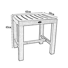 Accessori da bagno - Bagno impermeabile antiscivolo Stabile Sicurezza Comfort Bath Chair cambiare le scarpe Sgabello anziani / disabili / incinta di legno solido superficie curva presidente Max.250kg