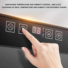 Armadio per Sigari Elettronico Intelligente Umidificatore A Temperatura E umidità Costanti Armadio per Umidificazione dei Sigari Domestici Mensola in Legno di Cedro