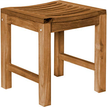 Sgabello Ferrara Teak in legno massiccio