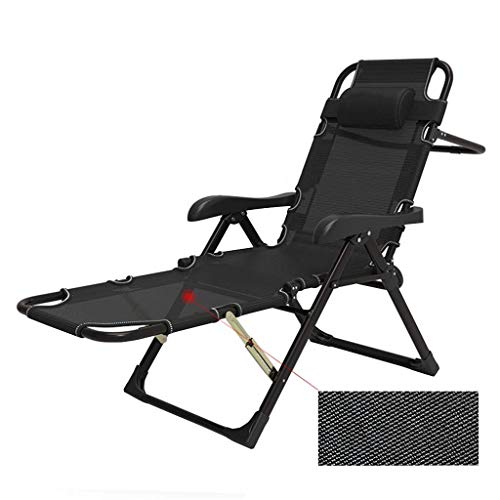 DGHJK Lettino Relax da Giardino all'aperto/Sdraio reclinabile per Patio a gravità Zero/Lettino Prendisole da Spiaggia reclinabile/Confortevole Traspirante/carico Massimo 150 kg
