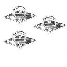 Kit di Fissaggio per Vele Ombreggianti, Kit di Ferramenta in Acciaio Inossidabile per Tende da Giardino per Impieghi Gravosi, Triangolo (Triangle Accessories,Silver)