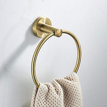 Portasciugamani rotondo in acciaio inox 304 per bagno, WC, mensola da cucina a parete, in acciaio inox 304 rotondo per bagno, WC, cucina