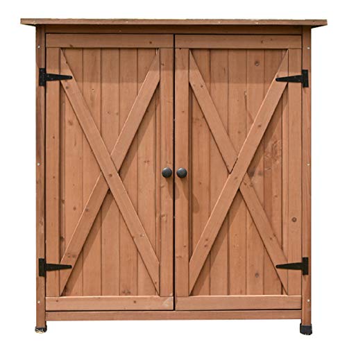 XLLLL Cassapanca da Esterno Baule Rattan Cassa Panca Portattrezzi Giardino Copri Bidoni Immondizia Portabidoni Spazzatura Madie Panchina Scatola di Immagazzinaggio All'Aperto Ideale,Brown