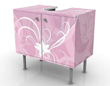 Apalis Design Vanity Airy Love 60 x 55 x 35 cm, piccolo, 60 cm di larghezza, regolabile, lavabo, mobiletto da bagno, base per bagno, stretto, piatto