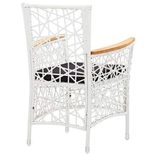 Tidyard Set da Pranzo da Giardino Mobili da Giardino, Set di mobili, Set di mobili da Giardino, Tavolo Sedie da Giardino, Tavolo sedie Esterno, Set di mobili da Giardino 7 pz in Polyrattan Bianco