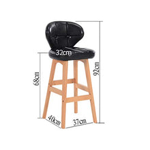 LF- Bar Stool Bar Stool Moda Creativa Bar Chair Casa Schienale Alto Seggiovia Bar Stool Rotante ad Alta Sgabello Sgabello Colazione Ristorante Ascensore Sgabello semplicità (Color : Green)