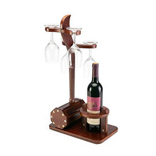 LHQ-HQ Casa Bar e caffè Wine Rack di Legno Solido Wine Rack Retro Europeo Creativo Vino Stile Rack Decorazione Semplice Wine Rack Locker