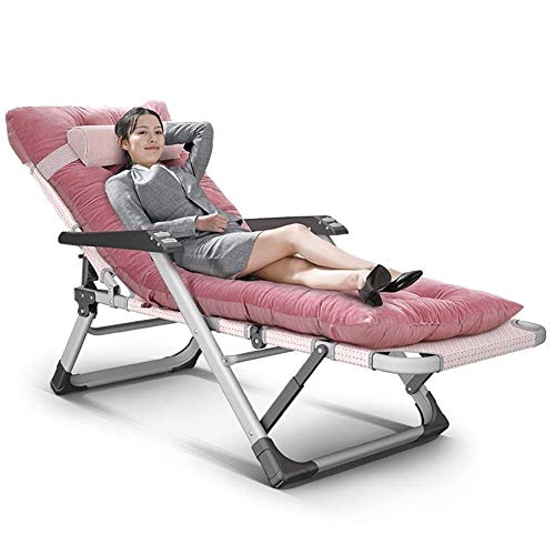 FACAZ Sedia Zero Gravity Letto Imbottito Pieghevole Sedia Zero Gravity, Schienale Regolabile Poltrone reclinabili da Giardino Sedia a Sdraio da Spiaggia Sedia Robusta e Stabile Lettini Prendisole