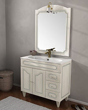 Bagno Italia Arredo Bagno Mobile Arte povera Misura 90 cm lavabo Ceramica Mobili decapè I