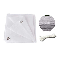 Panno ombreggiante 80% UV Block Sun Shade Sails con Occhielli, Bianco Sunblock Ombra Tarp Netto per Outdoor Patio Giardino Serra, 150g / ㎡ (Size : 6×8m)