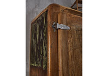 MASSIVMOEBEL24.DE FREEZY #38 Armadio in Legno Riciclato - Laccato/Multicolore 90x38x175