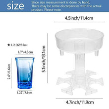 SXZZ Dispensatore in Vetro da 6 Modi, Distributore di Cocktail Bar, Portabicchieri in Vetro Porta in Vetro, Distributore di Titoli A Barre Multiple, Distributore di Giochi per Feste,Bianca
