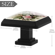 Rosa 3 PCS Pomelli per Porta, Pomolo per Mobile, Pomelli per Mobili con Viti, Maniglia per Armadietto, Pomelli per Porta, Pomelli per Cassetti per Porta, Armadio, Cassetto e Credenza