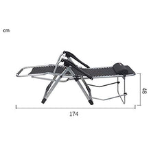 FUFU Sedie a Sdraio Lounge Chair, Sedia Pieghevole per Ufficio Sedia Pausa Pranzo Beach Chair Lounge Chair Siesta Sedia Pigro Sedia 121 * 48 * 115cm Pieghevoli
