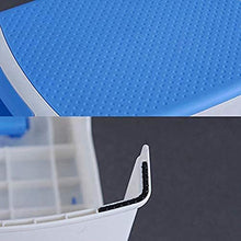Sgabello per pittura con gradini e piccoli mobili, antiscivolo, sgabello da lavoro, sgabello da doccia, manico antiscivolo, piccolo panchina (colore: blu)