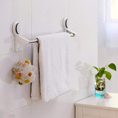 MBYW Portasciugamani Moderno Portasciugamani Elegante per Il Ventosa portasciugamani Bagno in Acciaio Inox portasciugamani portasciugamani Bagno Asta Singola Asciugamano Bagno Asta Singola Asta