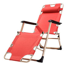 SHUAIIJUAN Sedia per il tempo libero domestico |Folding Prato sedie a sdraio |Outdoor Sedie Sdraio da spiaggia reclinabili con cuscino regolabile for Giardino Bar a bordo Backyard Beach Camping Max.33